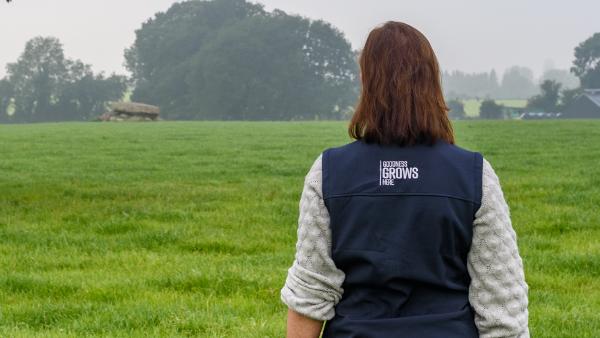 female farmer in a field